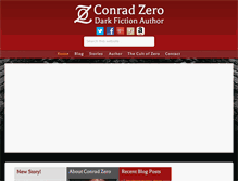 Tablet Screenshot of conradzero.com